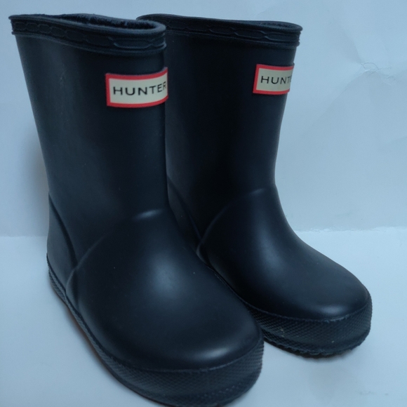 Hunter Other - Hunter Kids First Classic Rain Boots Black 7B/8G